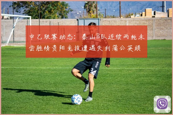 中乙联赛动态：泰山B队连续两轮未尝胜绩贵阳竞技遭遇失利蒲公英顽强战平
